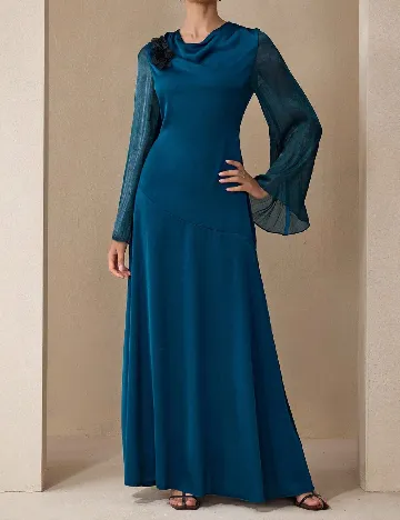 Rochie lunga SHEIN, albastru