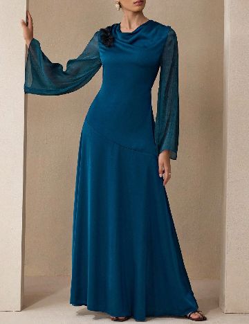 Rochie lunga SHEIN, albastru