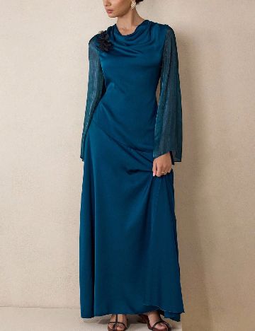 Rochie lunga SHEIN, albastru