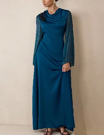 Rochie lunga SHEIN, albastru