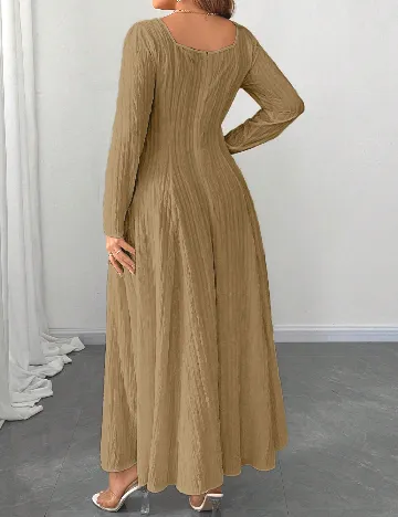 Rochie lunga SHEIN CURVE, maro