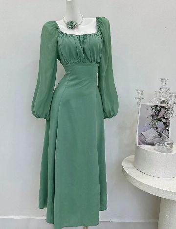 Rochie medie SHEIN, verde