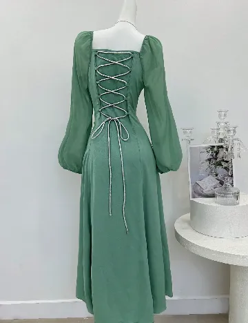 Rochie medie SHEIN, verde