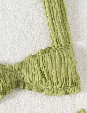 Costum de baie SHEIN, verde