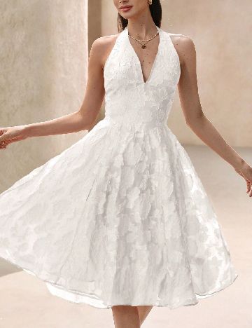 Rochie scurta SHEIN, alb