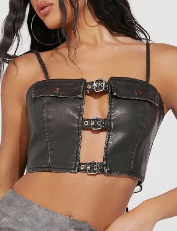 Top SHEIN, negru