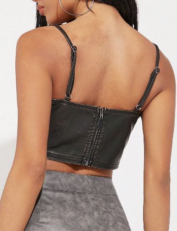 Top SHEIN, negru