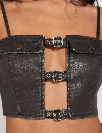 Top SHEIN, negru