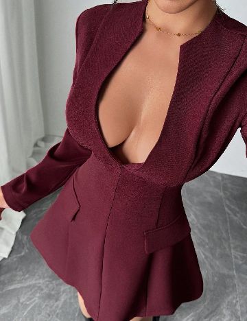 Rochie scurta SHEIN, visiniu