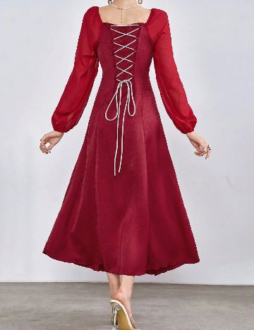 Rochie lunga SHEIN, rosu
