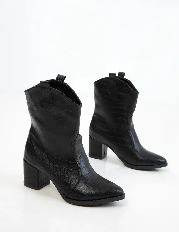Botine Soho, negru
