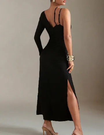 Rochie lunga Haute, negru