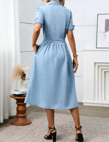Rochie medie SHEIN, albastru