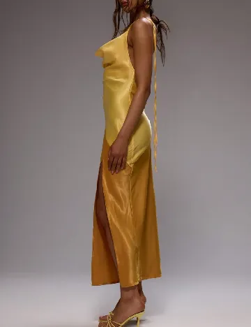 Rochie lunga Musera, galben