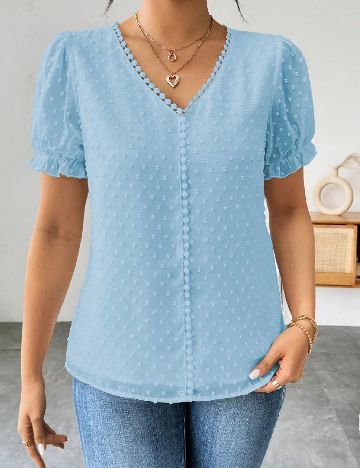 Bluza SHEIN CURVE, bleu