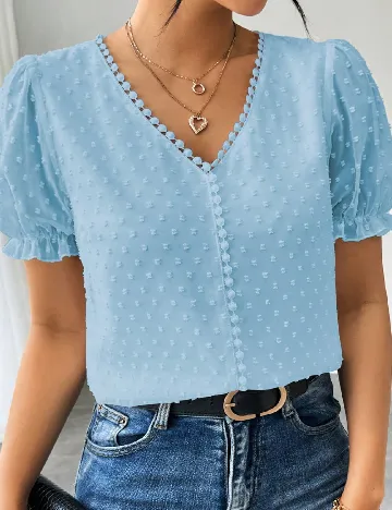 Bluza SHEIN CURVE, bleu