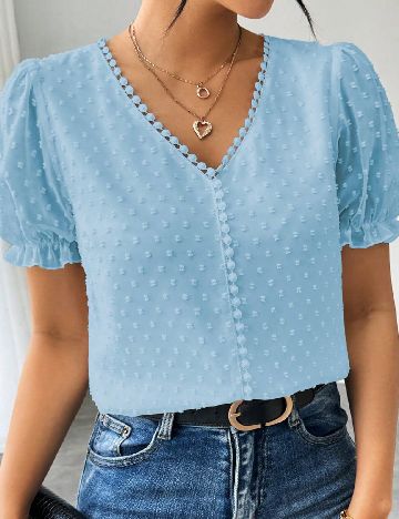 Bluza SHEIN CURVE, bleu