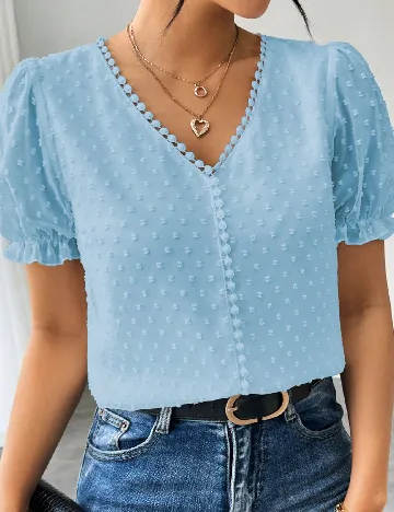 Bluza SHEIN CURVE, bleu
