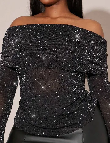 Bluza SHEIN CURVE, negru