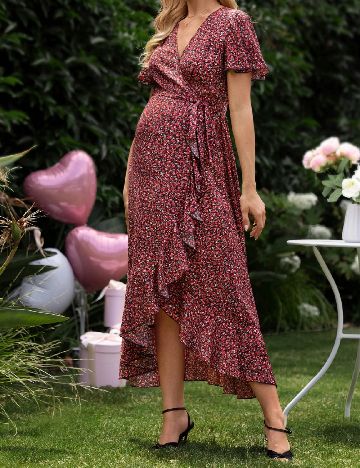 Rochie medie SHEIN Maternity, floral