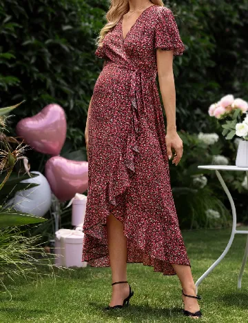 Rochie medie SHEIN Maternity, floral