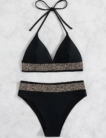 Costum de baie SHEIN, negru