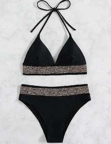 Costum de baie SHEIN, negru