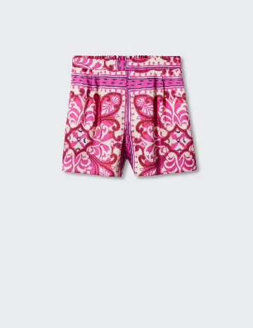 Pantaloni scurti Mango, roz