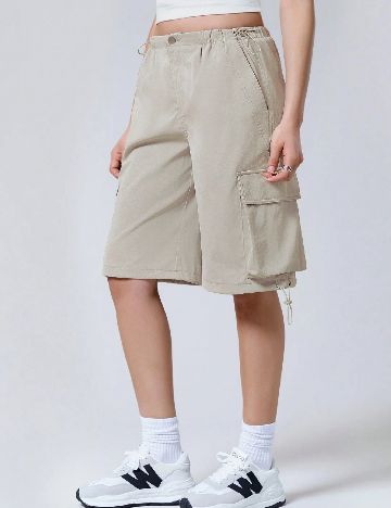 Pantaloni scurti SHEIN, gri