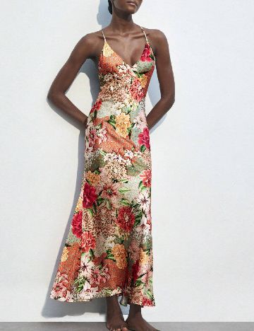 Rochie lunga SHEIN, floral print