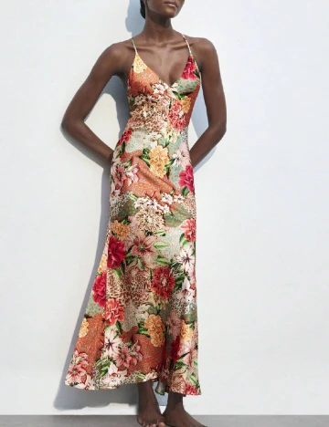 Rochie lunga SHEIN, floral print