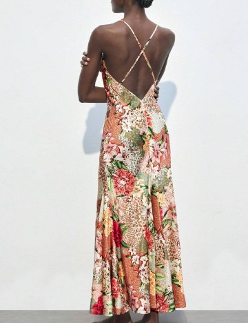 Rochie lunga SHEIN, floral print
