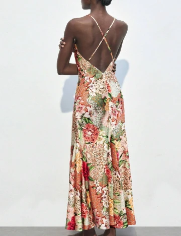 Rochie lunga SHEIN, floral print