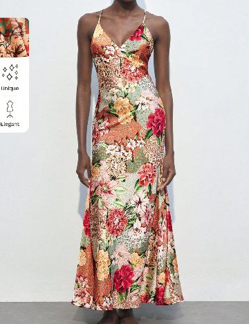 Rochie lunga SHEIN, floral print