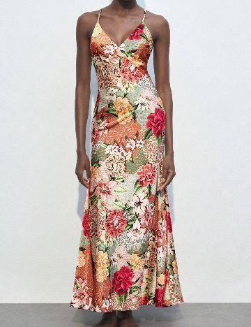 Rochie lunga SHEIN, floral print