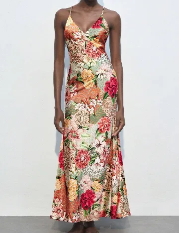 Rochie lunga SHEIN, floral print