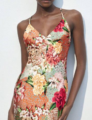 Rochie lunga SHEIN, floral print