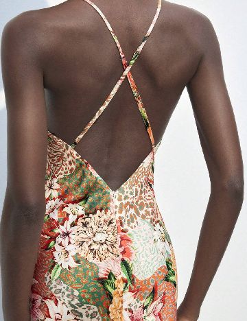 Rochie lunga SHEIN, floral print
