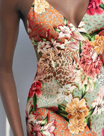 Rochie lunga SHEIN, floral print