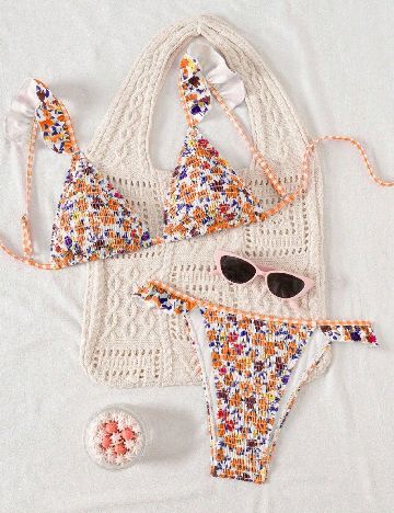 Costum de baie SHEIN, floral