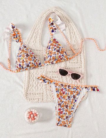 Costum de baie SHEIN, floral