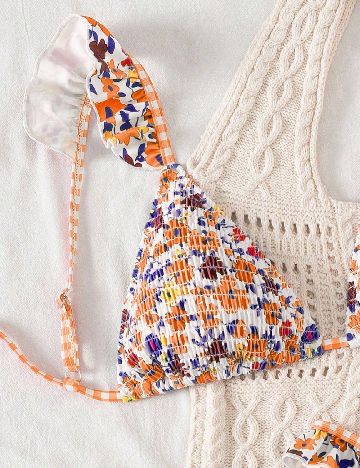 Costum de baie SHEIN, floral