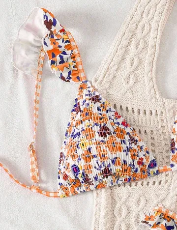 Costum de baie SHEIN, floral