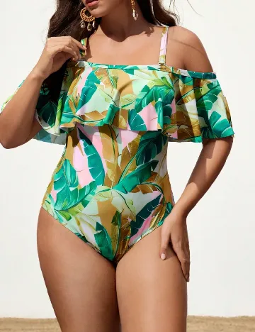 Costum de baie SHEIN CURVE, mix culori