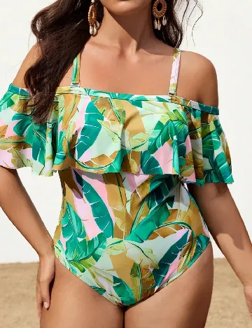 Costum de baie SHEIN CURVE, mix culori