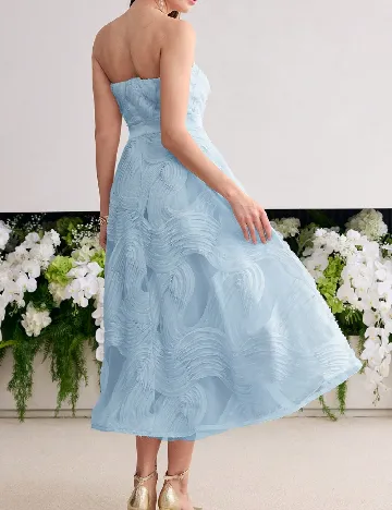 Rochie lunga MOTF, albastru