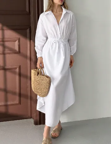 Rochie medie SHEIN, alb