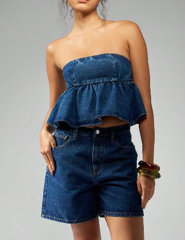 Pantaloni scurti Missguided, albastru
