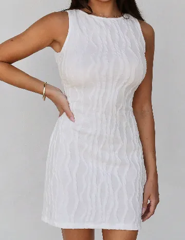 Rochie scurta SHEIN, alb