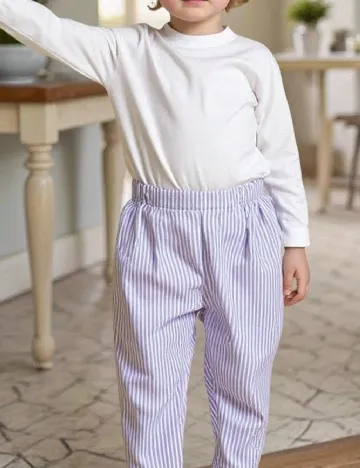 Pantaloni Shein Kids, mov